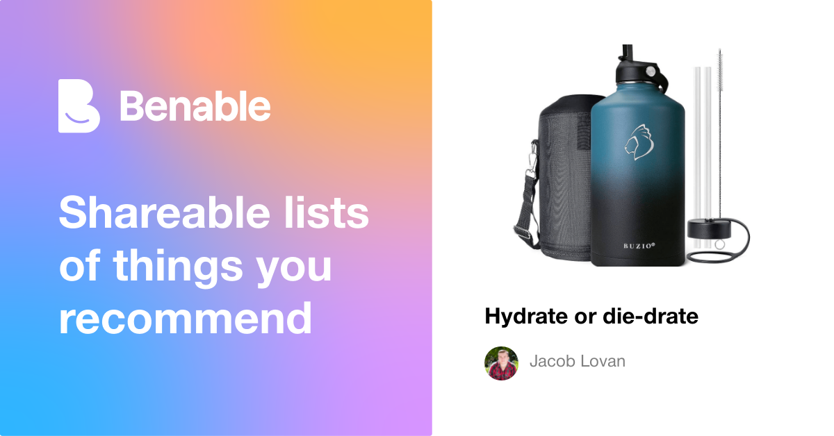 Hydrate or die-drate