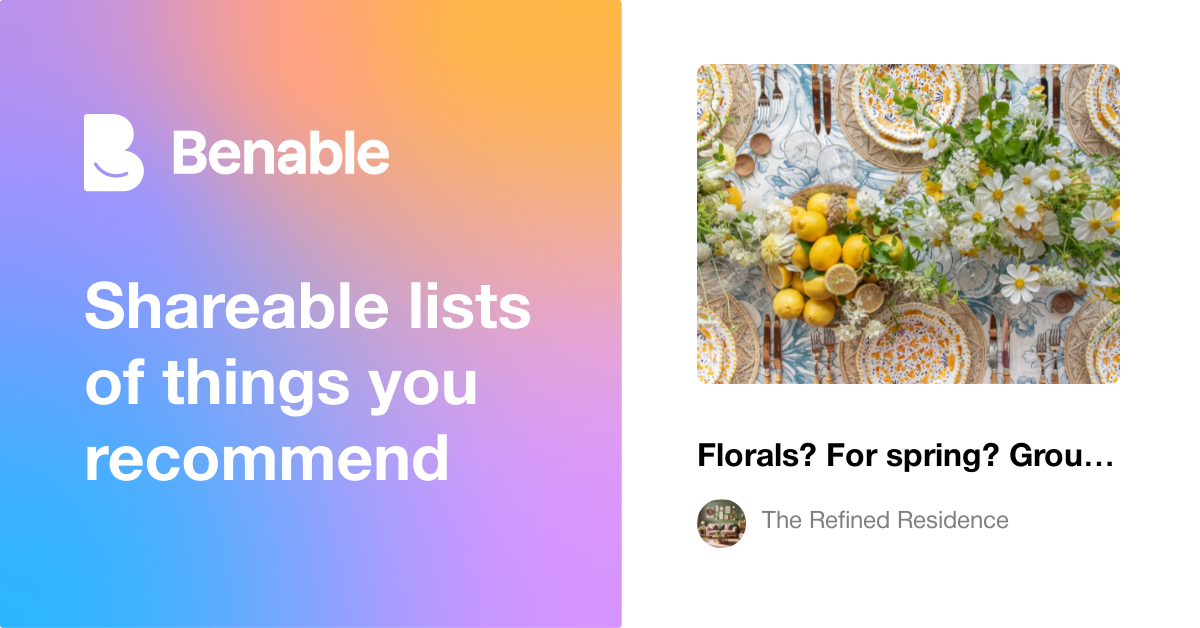 Florals? For spring? Groundbreaking.