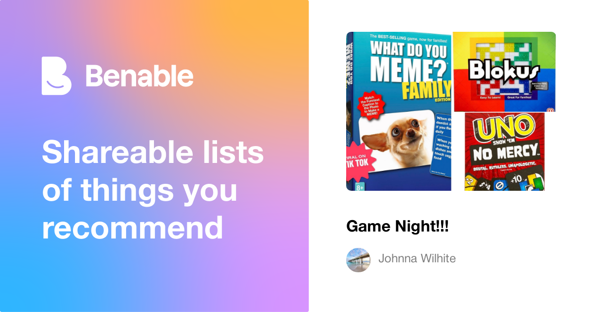 Game Night!!!