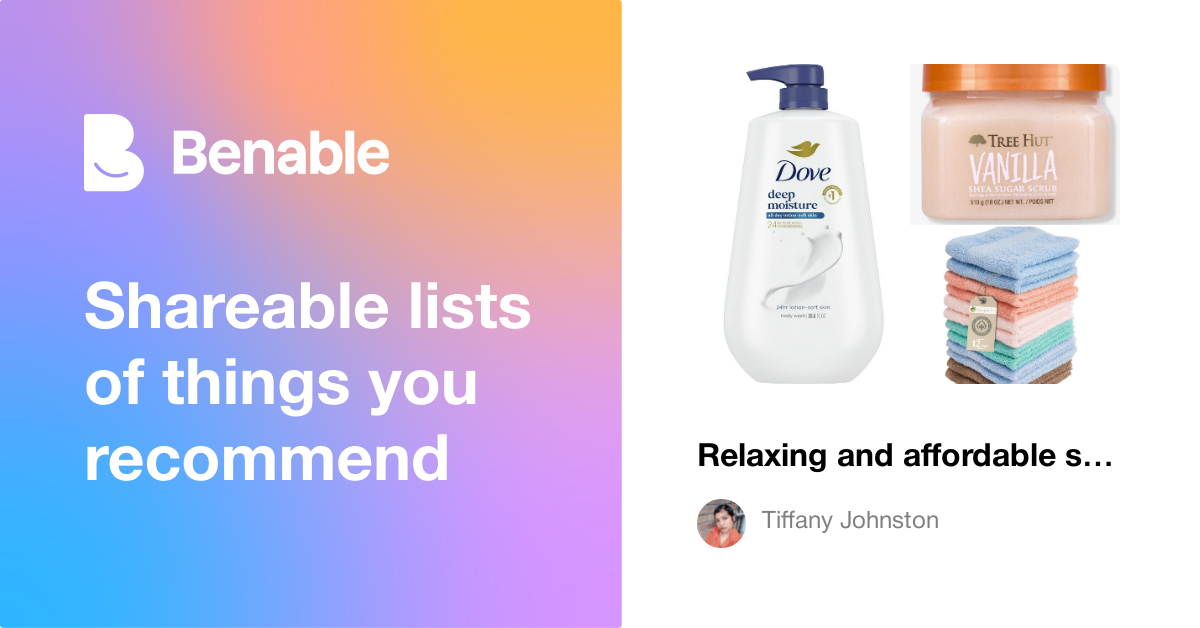 Relaxing and affordable shower and bath routine products