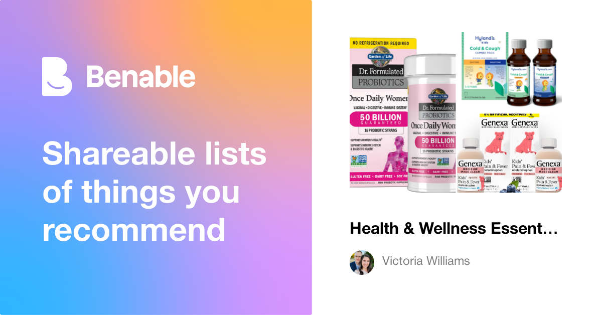 Health & Wellness Essentials