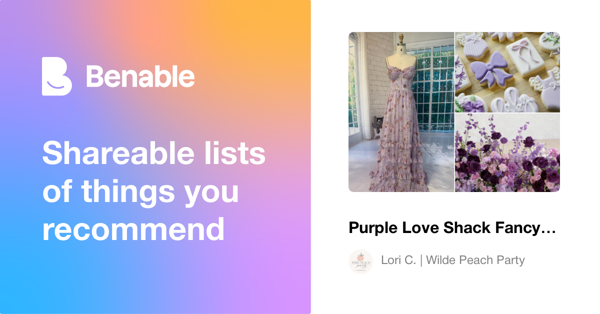 Purple Love Shack Fancy Party