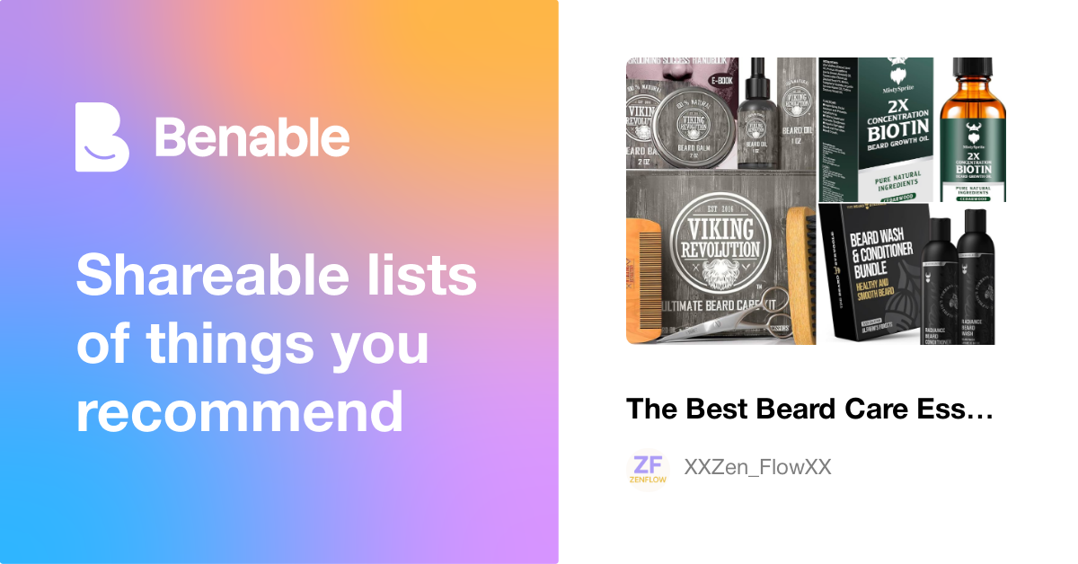 The Best Beard Care Essentials 🧔🏻‍♂️