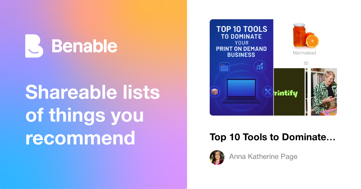 Top 10 Tools to Dominate Print On Demand in 2025
