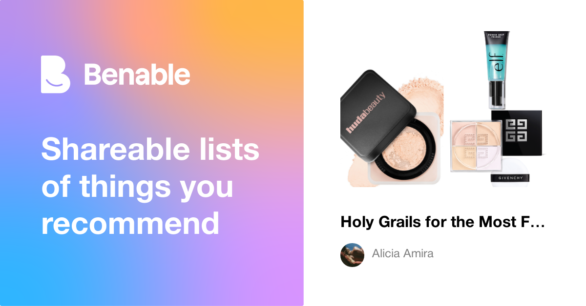 Holy Grails for the Most Flawless Base
