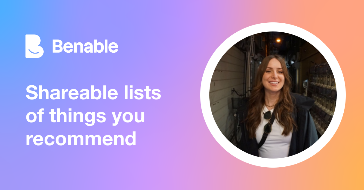 Everything @allisonrieger (Allison Rieger) recommends - Benable