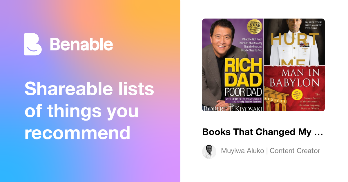 Books That Changed My Life (and Could Change Yours Too)