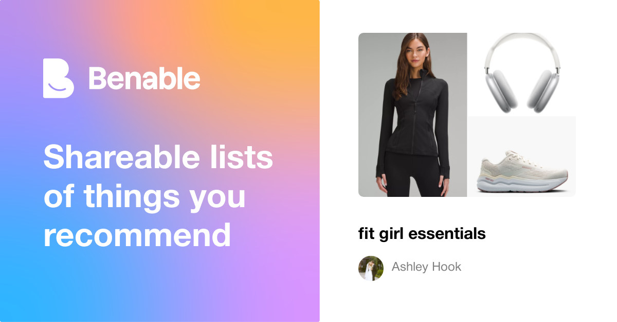 fit girl essentials