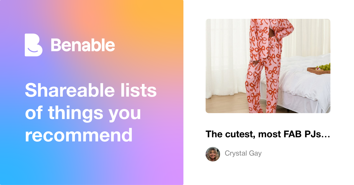 The cutest, most FAB PJs. Make a statement!