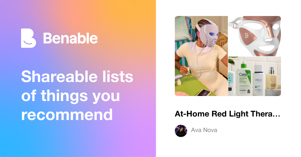 At-Home Red Light Therapy Devices