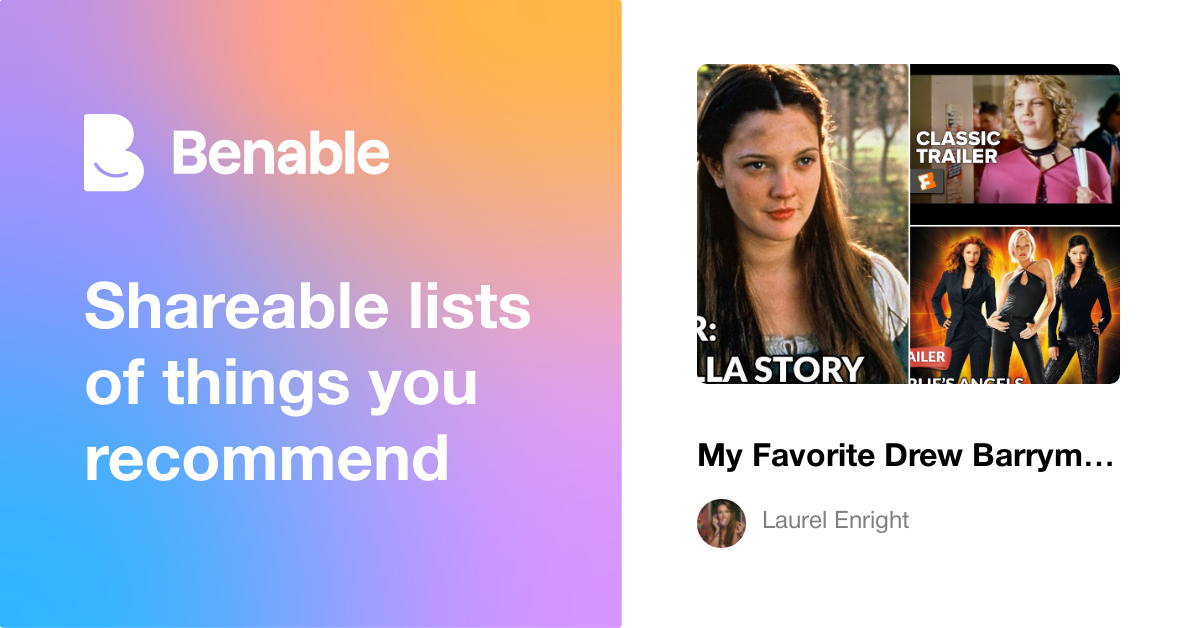 My Favorite Drew Barrymore Movies