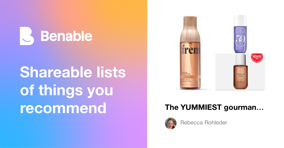 The YUMMIEST gourmand fragrances