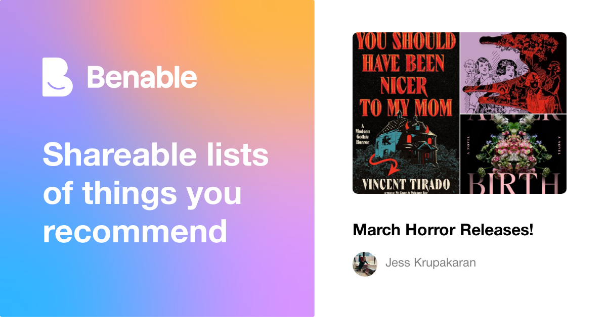 March Horror Releases!