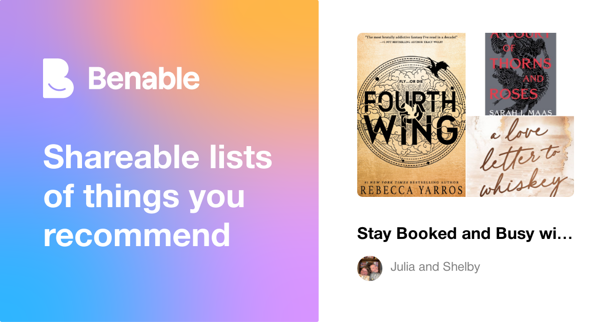 Stay Booked and Busy with these MUST reads.