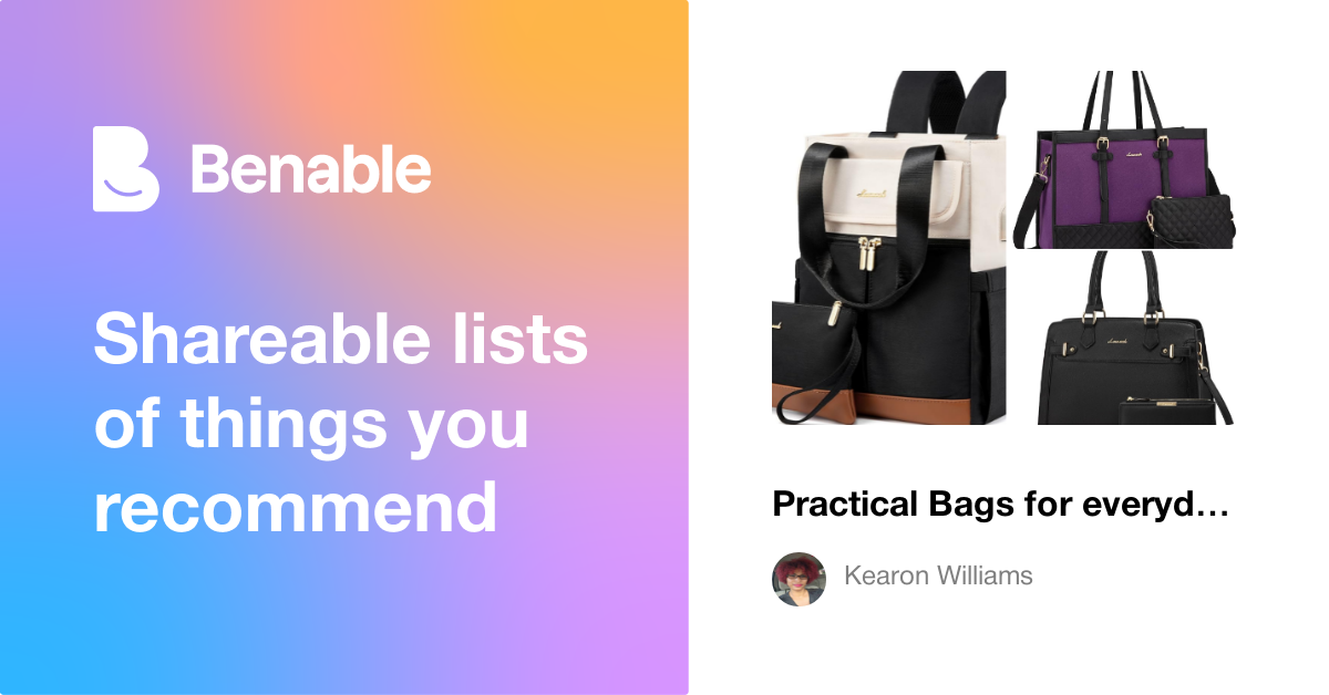 Practical Bags for everyday use