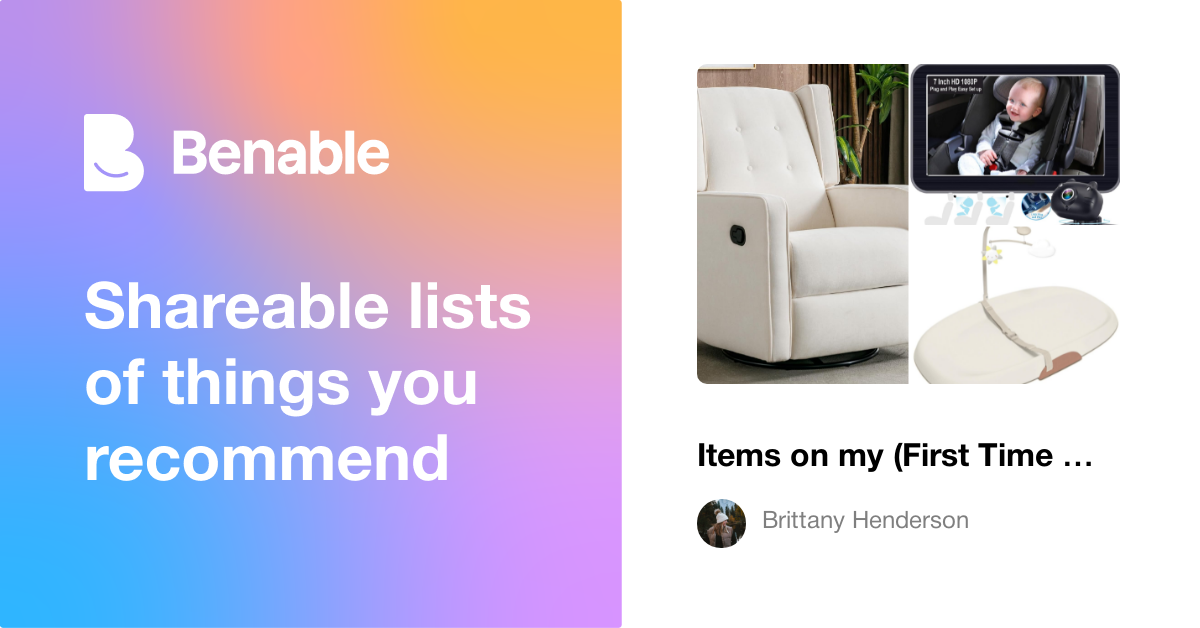 Items on my (First Time Mom) Baby Registry that I’ve Loved 🍼