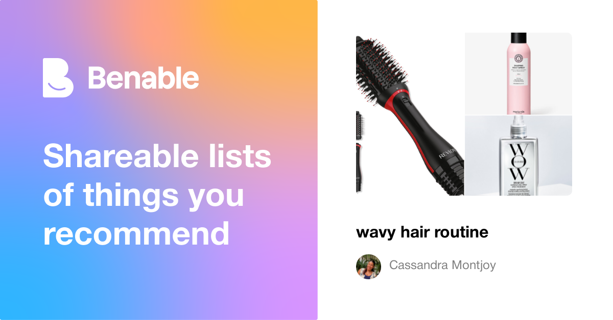 wavy hair routine