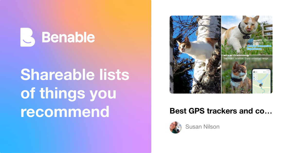 Best GPS trackers and collar cameras for cats who like to roam