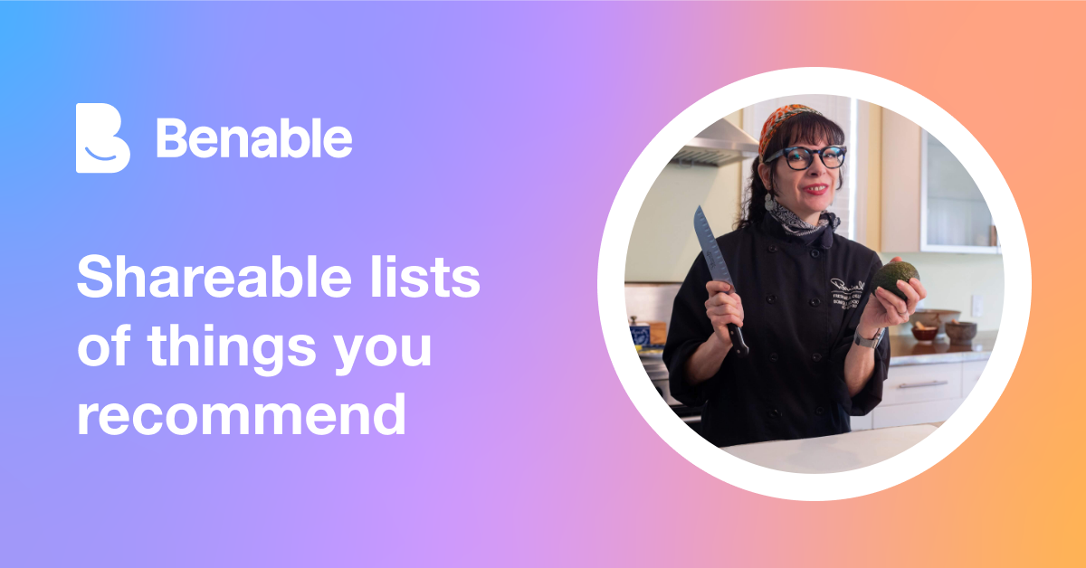 Everything @cheflaura (Chef Laura Bonicelli) recommends - Benable