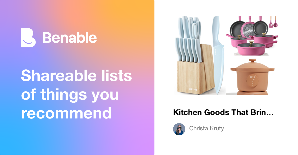 Kitchen Goods That Bring the Color (and Function)