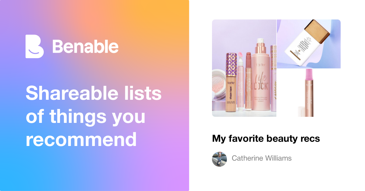 My favorite beauty recs
