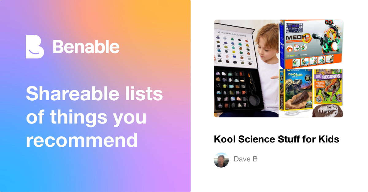 Kool Science Stuff for Kids