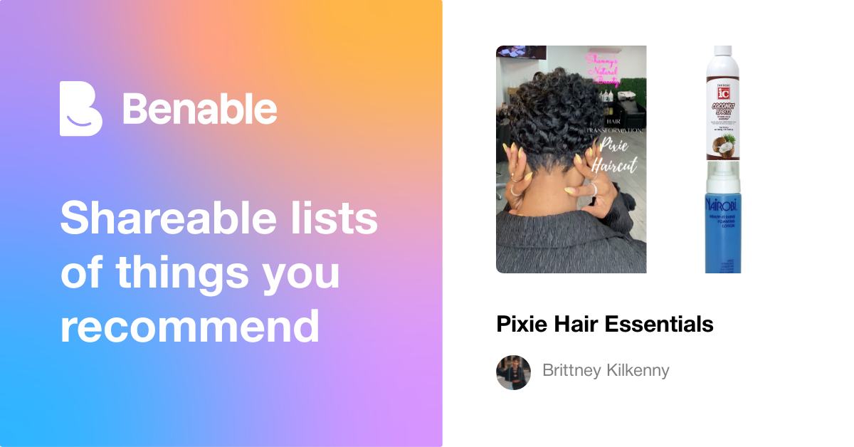 Pixie Hair Essentials