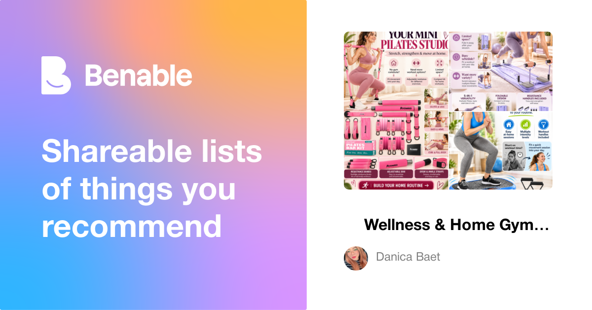 🧘 Wellness & Home Gym Essentials | Fitness Equipment, Self-Care