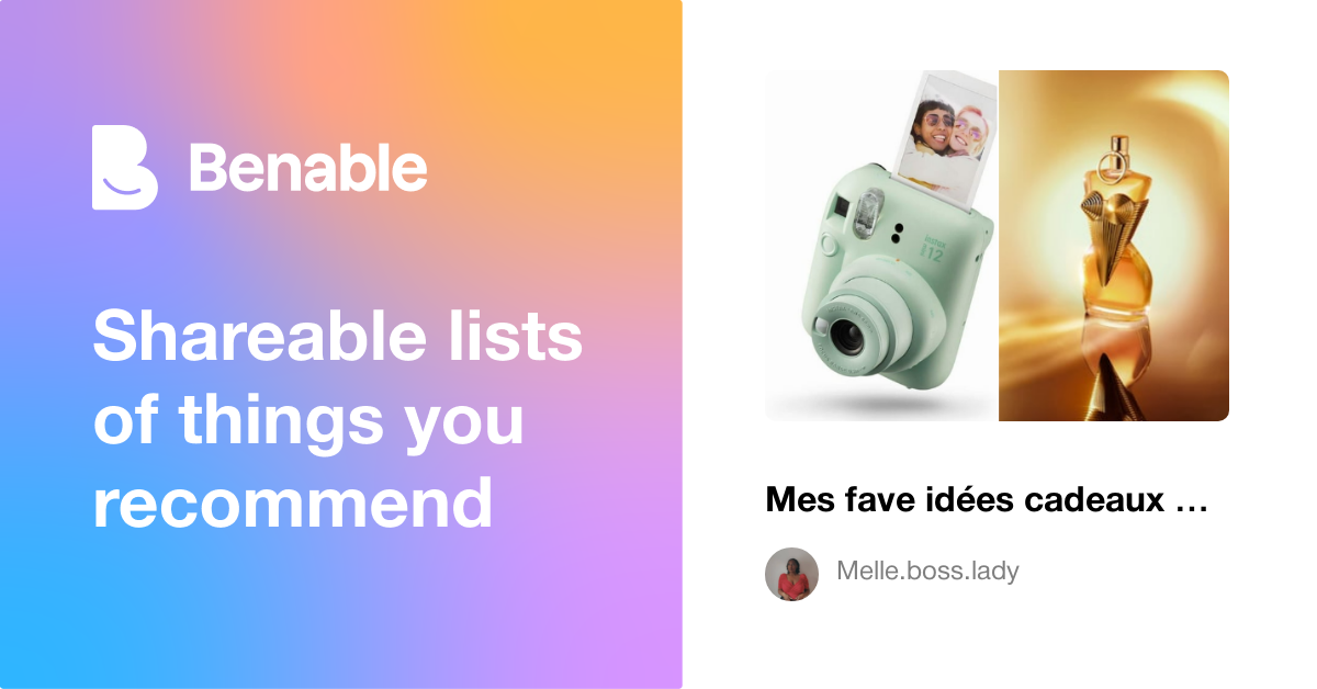 Mes fave idées cadeaux pour un anniversaire - Femme