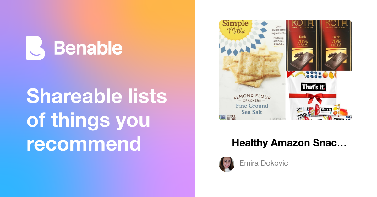 🛒 Healthy Amazon Snack Options (Balanced + Realistic)