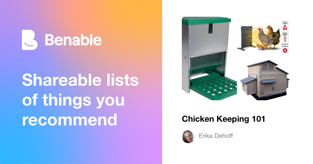 Chicken Keeping 101