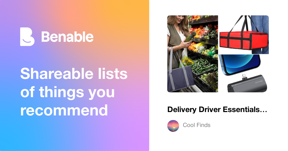 Delivery Driver Essentials: 20 Must-Have Items for DoorDash, Uber Eats ...