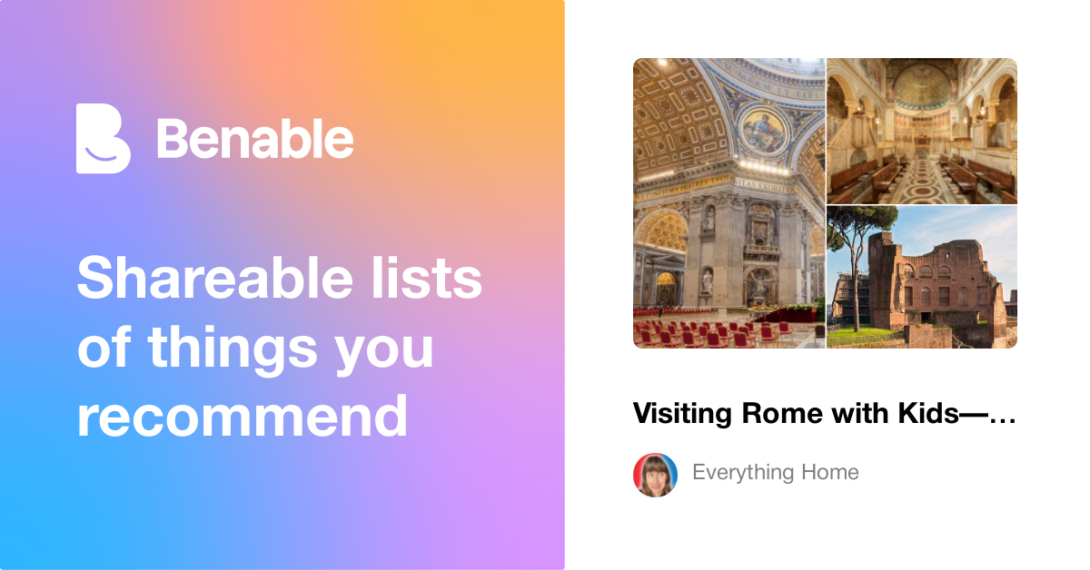 Visiting Rome with Kids—must sees and side quests