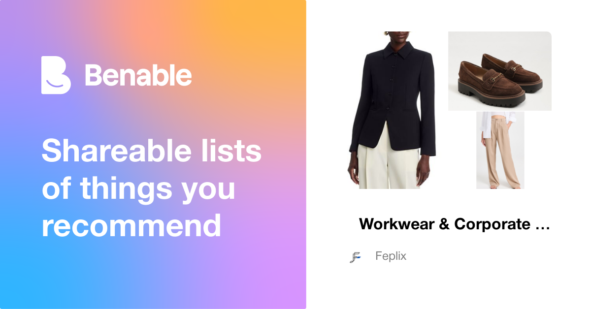 💼Workwear & Corporate Style: Modern 9-to-5 Executive Power