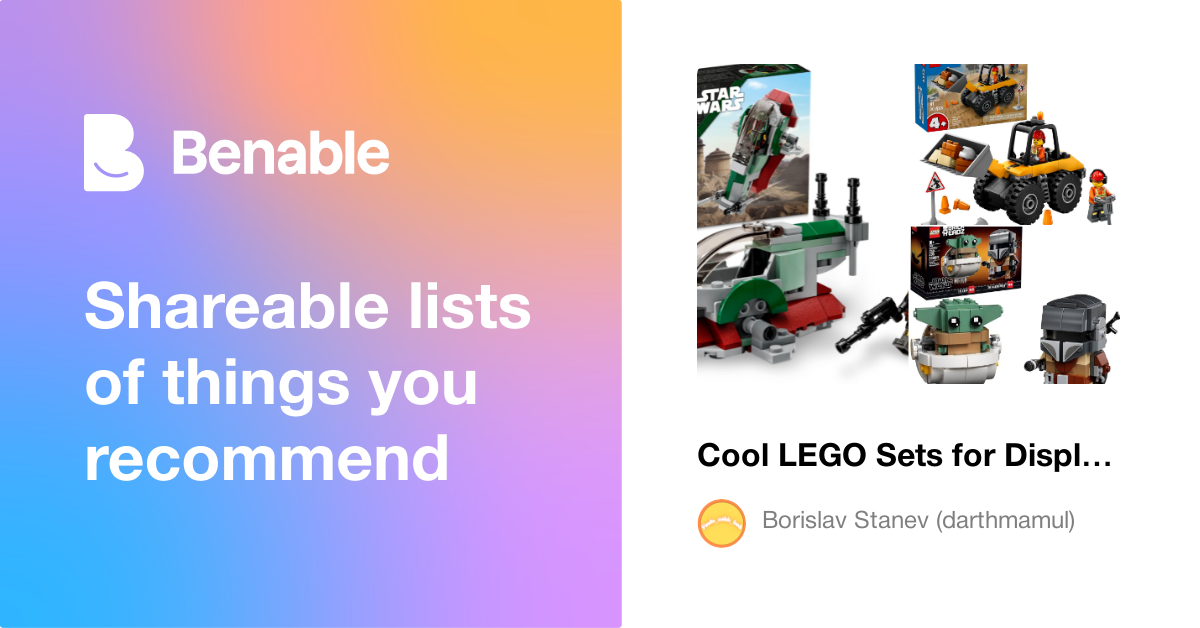 Cool LEGO Sets for Display & Play