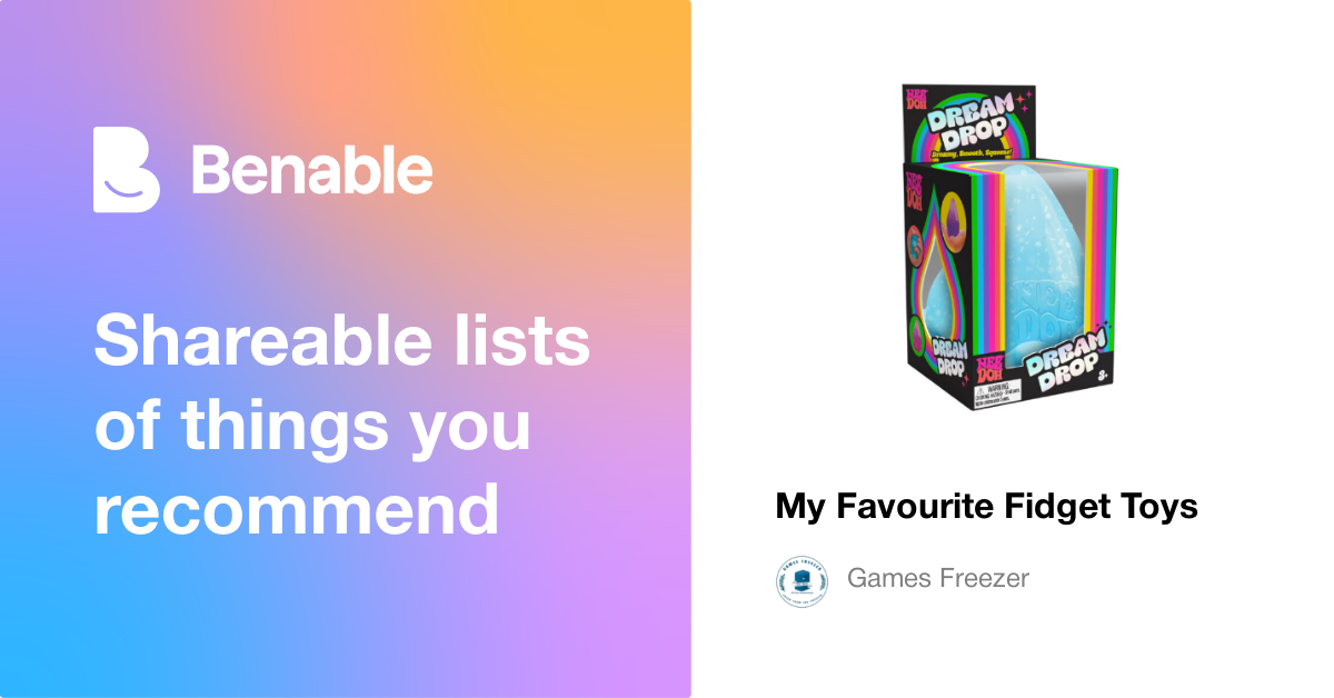 My Favourite Fidget Toys