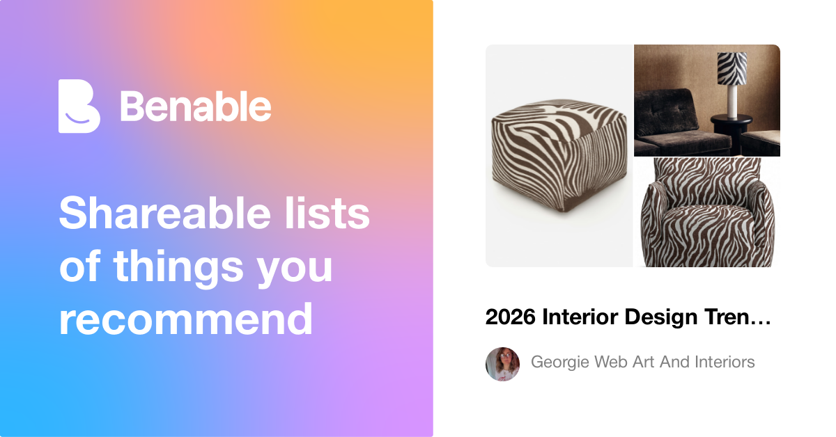 2026 Interior Design Trends - Animal Print