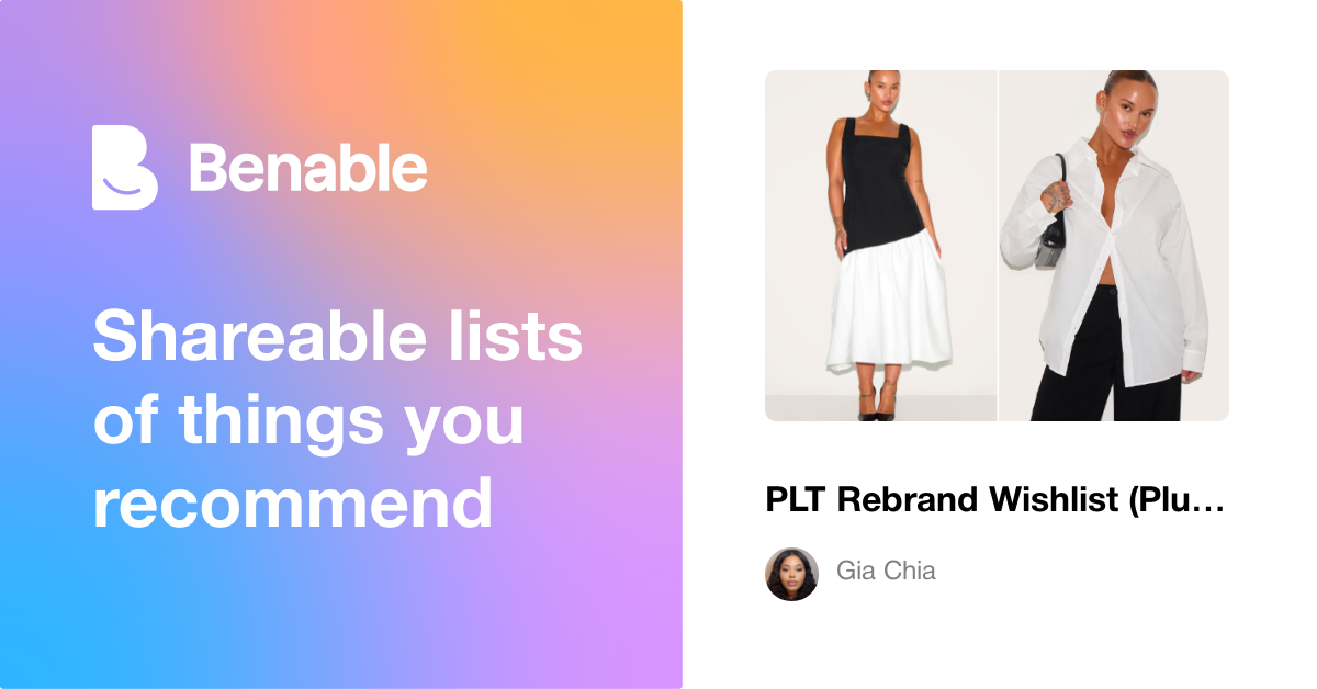 PLT Rebrand Wishlist (Plus Size Edition)
