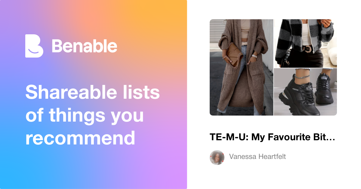 TE-M-U: My Favourite Bits And Bobs From Temu