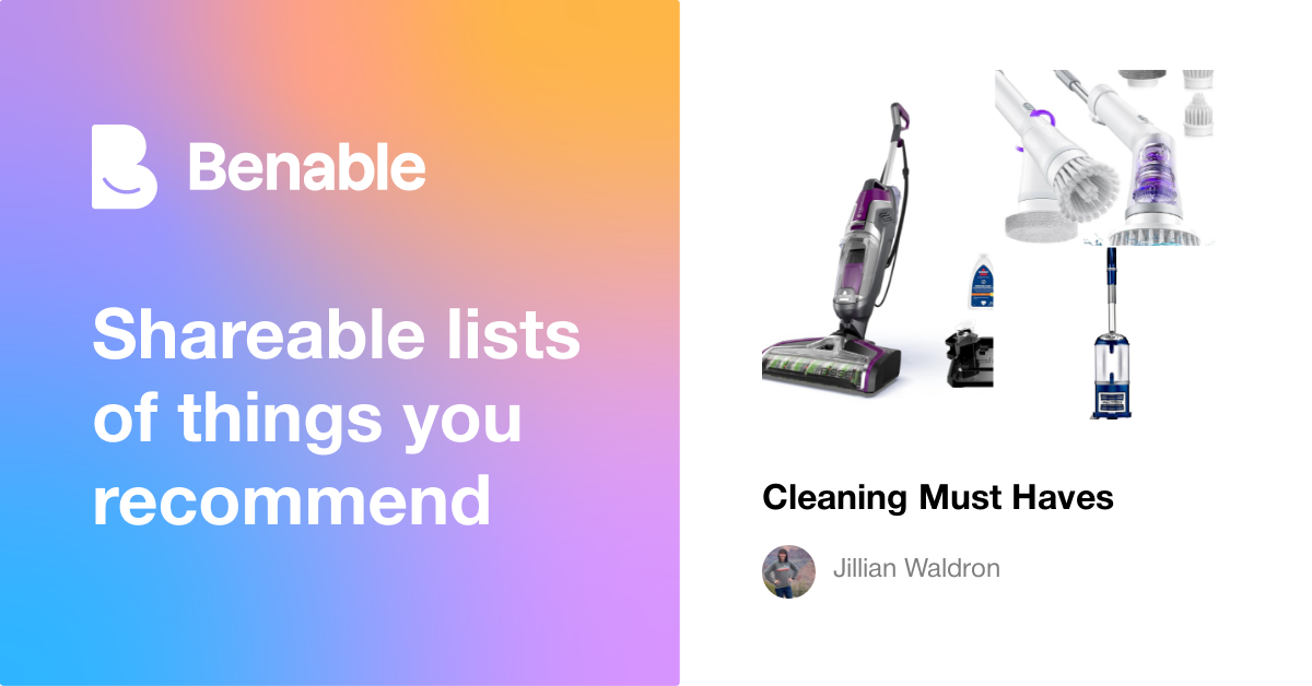 Cleaning Must Haves