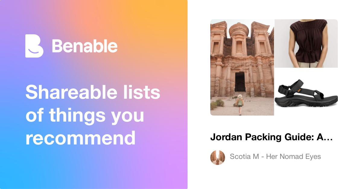 Jordan Packing Guide: Adventure-Ready Style (UK Links)