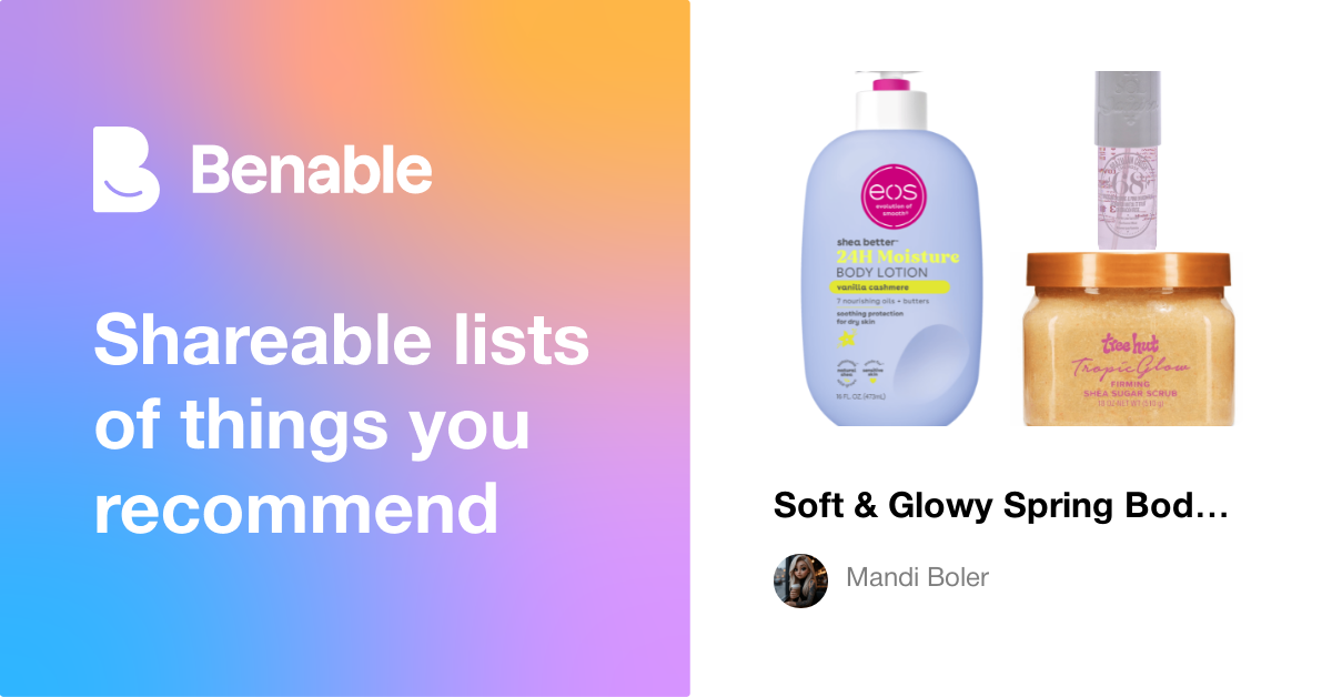 Soft & Glowy Spring Body Essentials