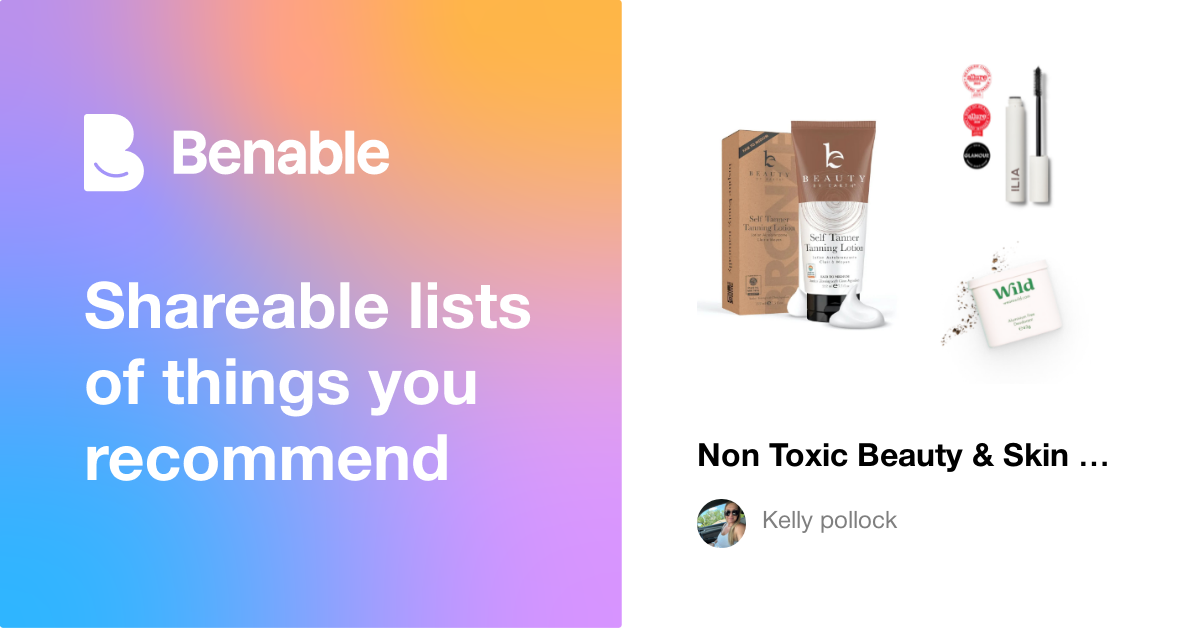 Non Toxic Beauty & Skin Care Products