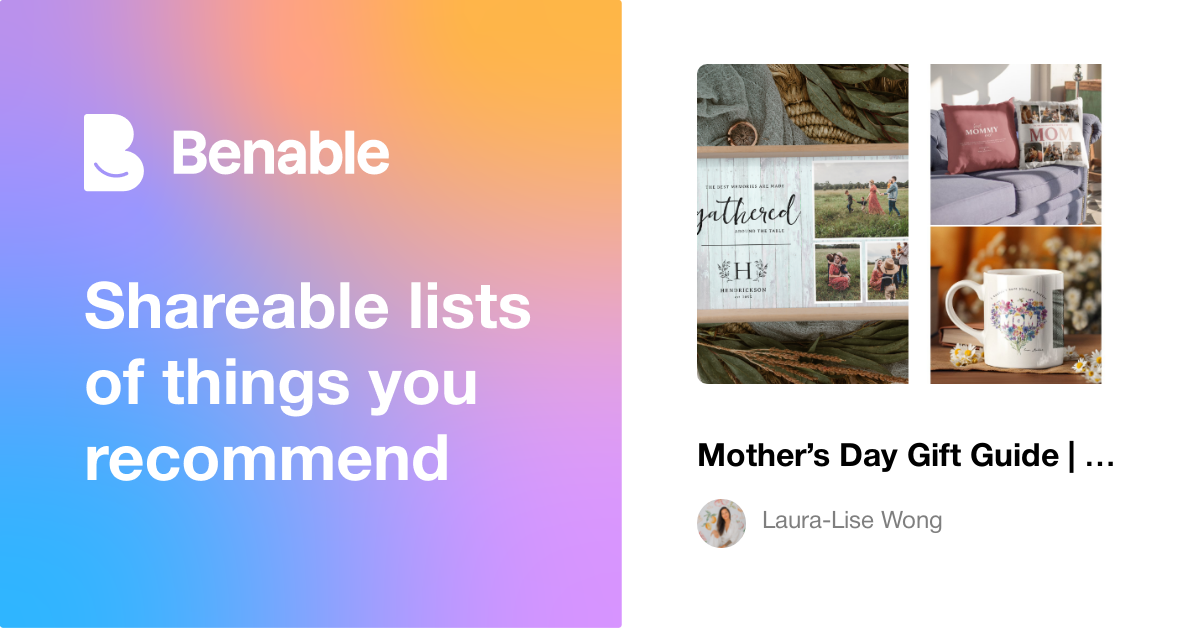 Mother’s Day Gift Guide | Personalized & Thoughtful Ideas for Every Mom