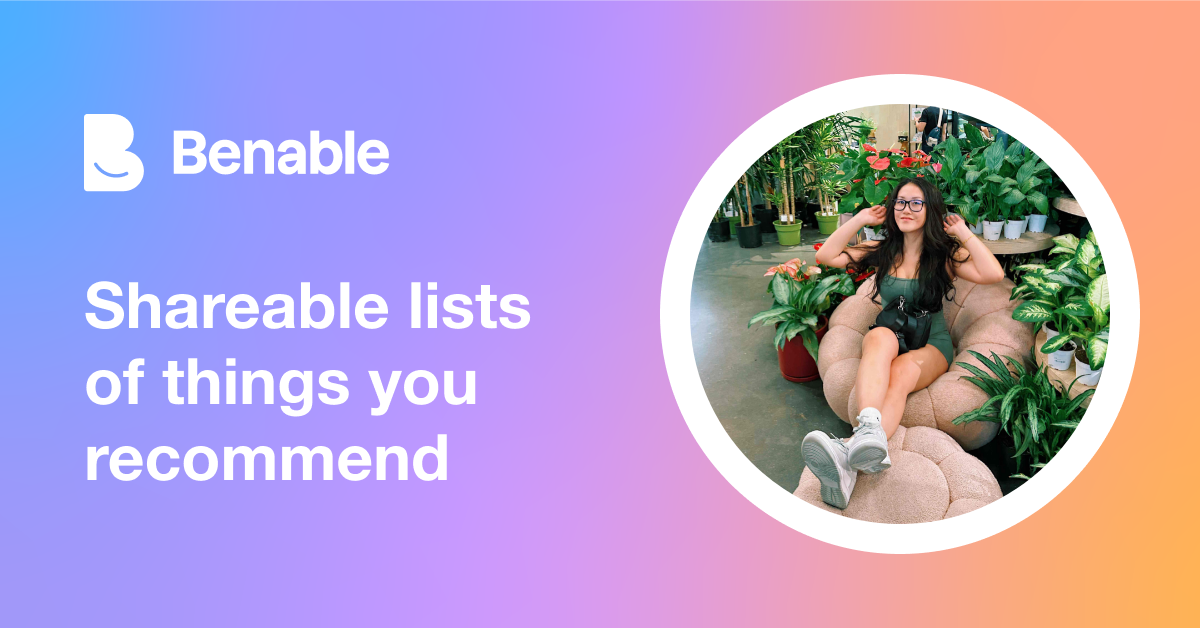 Everything @jaim (Jaime Wong) recommends - Benable