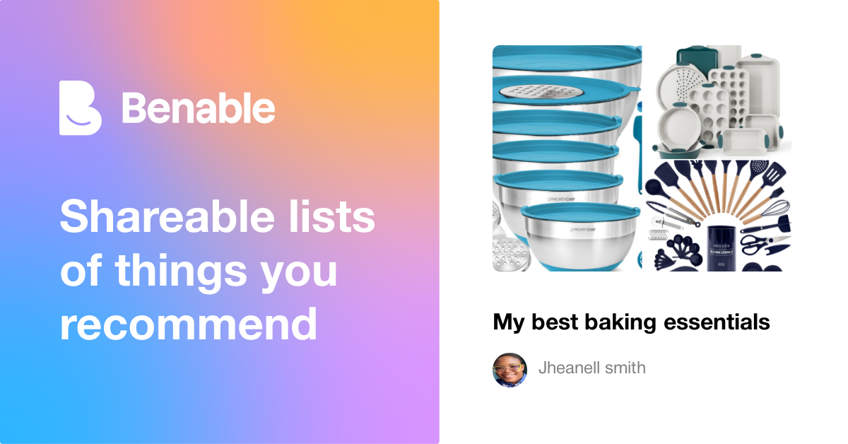 My best baking essentials