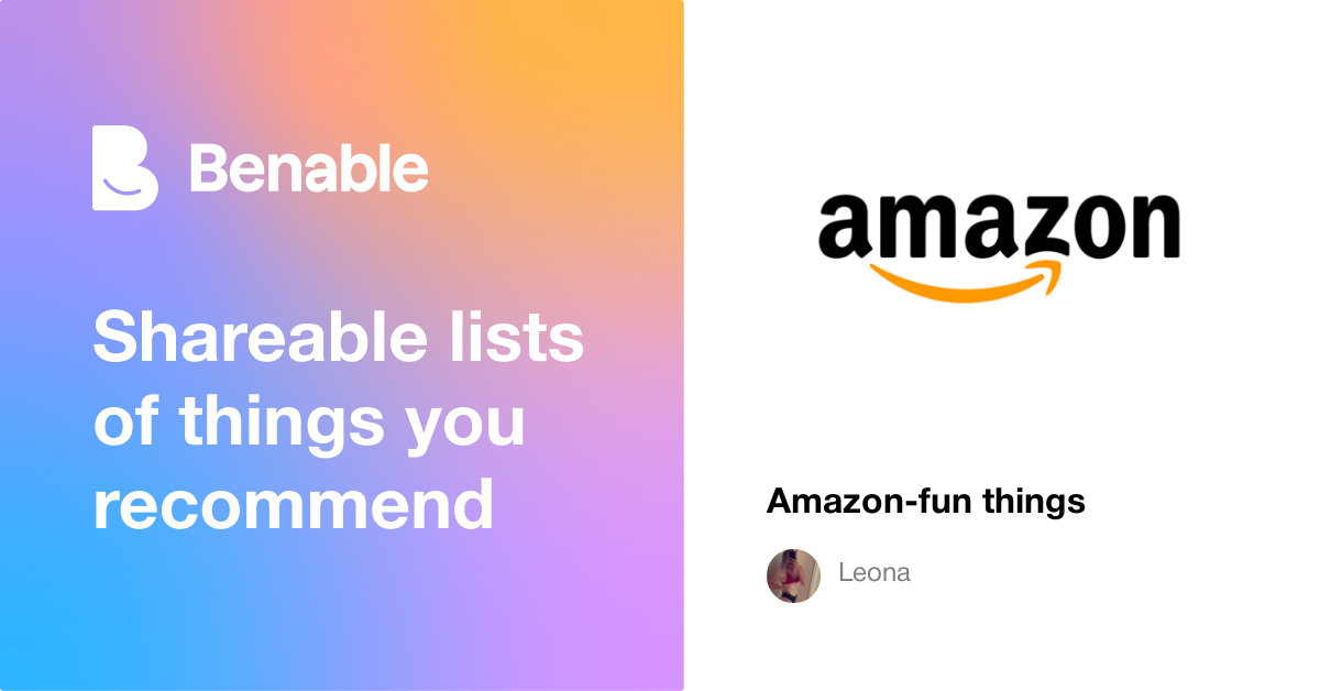 Amazon-fun things