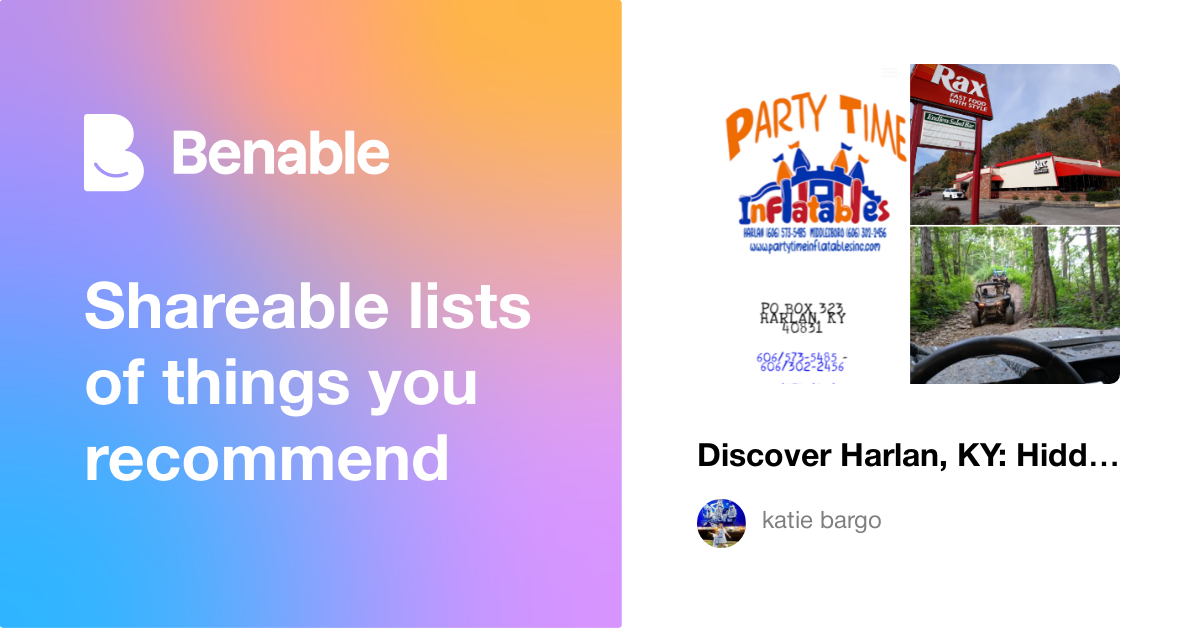 Harlan KY - get to know the mountains