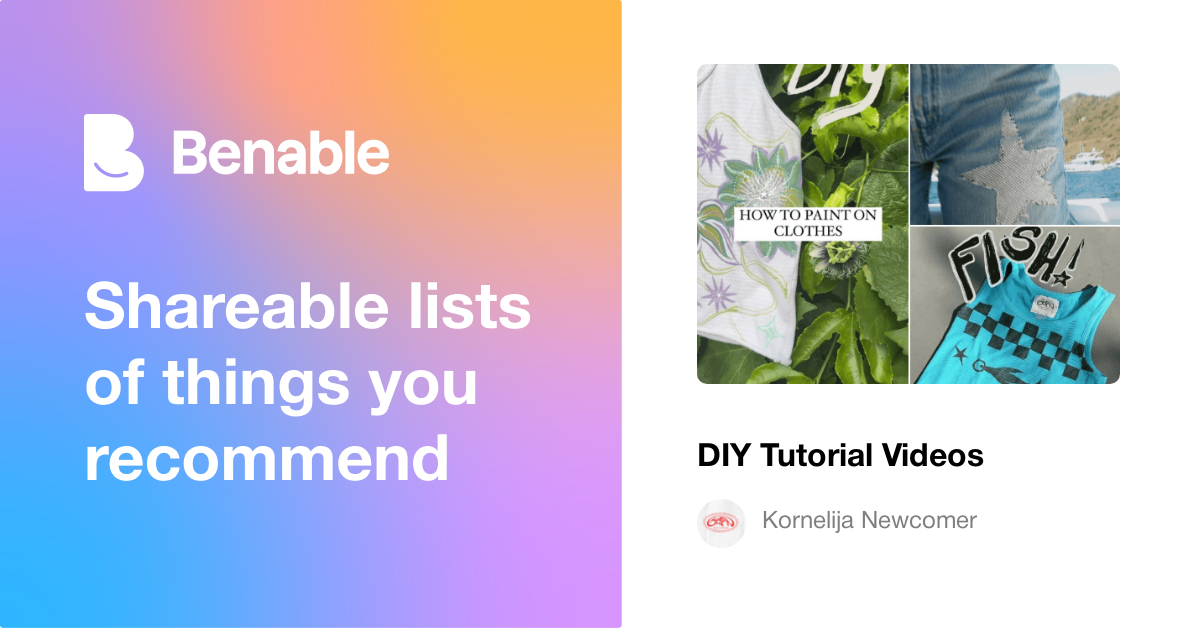 DIY Tutorial Videos
