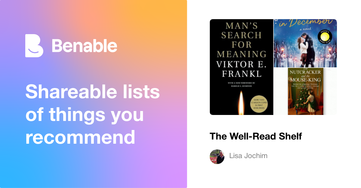 The Well-Read Shelf